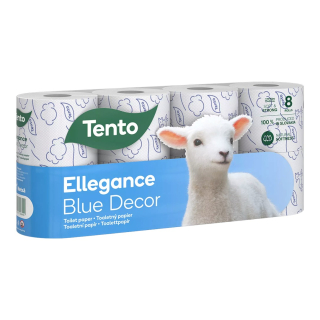 WC papir, Tento  8tek 3rtg Blue Decor