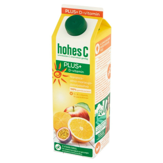 Üdítőital, Hohes-C Plus 1l D Vitamin (csonterősítő) Narancs-Alma-Marag.-DatolyaSzilva 1l