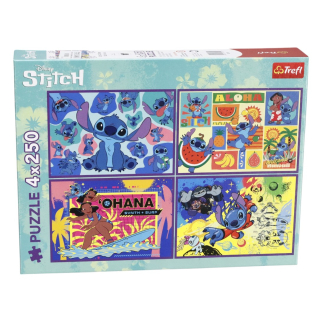 Puzzle, Hihetetlen Stitch 4x250db