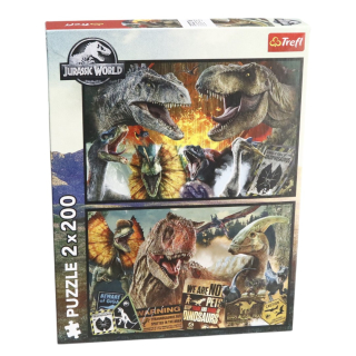 Puzzle, Jurassic World 2x200db 13316 K01699