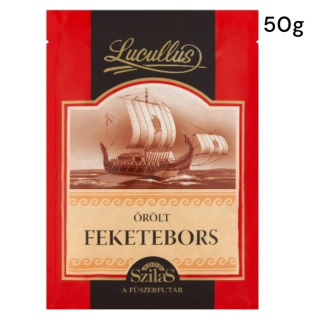 Fűszer, Feketebors Őrölt 50g Lucullus 