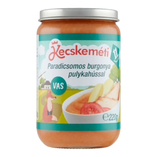 Bébiétel, Kecskeméti 220g 11h Paradicsomos Burgonya Pulyka