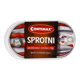 Konzerv, Contimax Sprotni 85g Paradicsomos