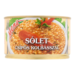 Konzerv, Készétel / Sólet Csípőskolbásszal 400g