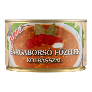 Konzerv, Készétel / Sárgababfőzeék kolbásszal 400g