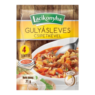 Instant leves, Lacikonyha 71g Gulyásleves csiperkével