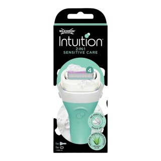 Borotva készülék női, Wilkinson Intuition Sensitive Care +1 betét