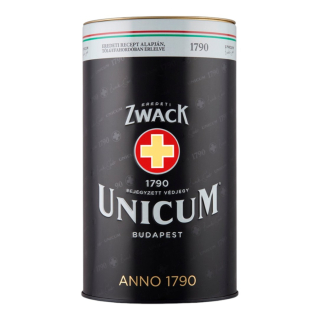 Szeszes ital, Unicum 0,5l Fém Díszdoboz