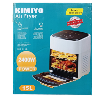 Fritőz forró levegős, CH-2355 | 15l | 2400W | lenyilló ajtó 2 tálcás