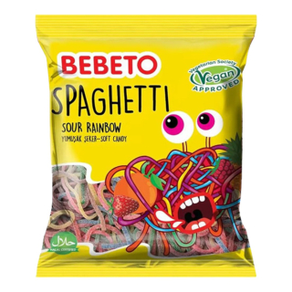 Gumicukor, Bebeto 80g Spagetti Rainbow