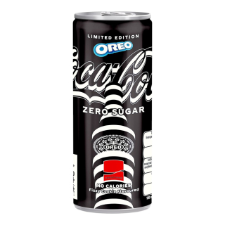 Üdítőital, Coca-Cola Zero Oreo 0,25l DRS